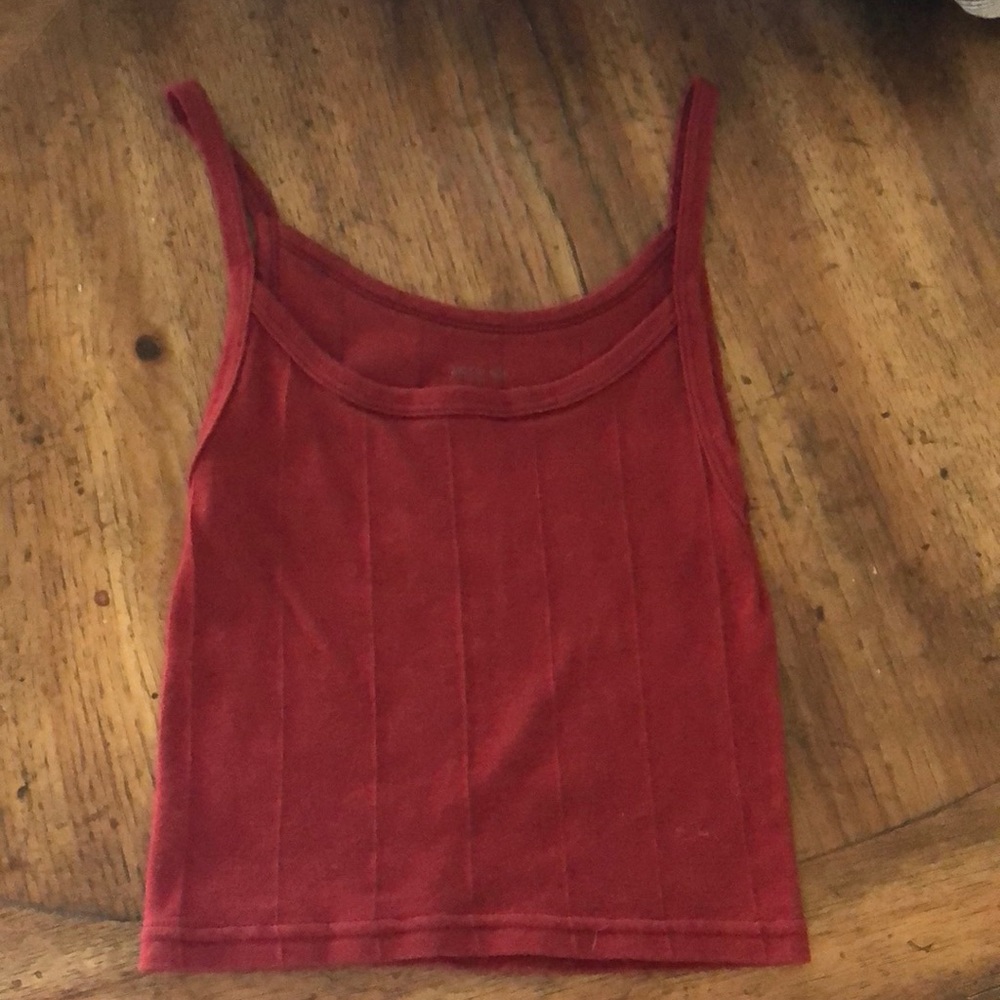 Maroon tank top